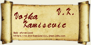 Vojka Kamišević vizit kartica